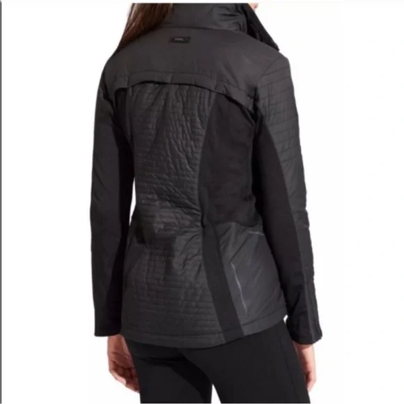 Athleta Black Sprinter Jacket Puffer Size Small - Picture 2 of 13